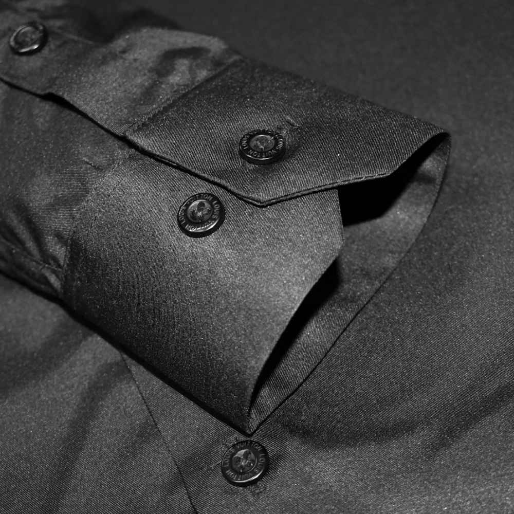 Louis Vuitton Butterfly Print on Pocket Black Premium Shirt-4