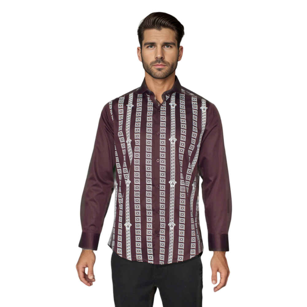 Versace Wine Logo Printed Premium Quality Shirt-6