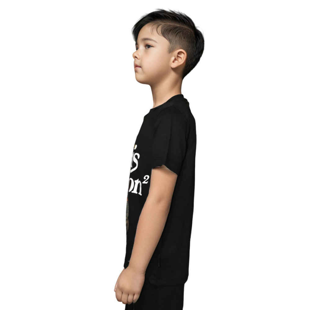 Louis Vuitton Black Premium Quality Kids T-shirt-2