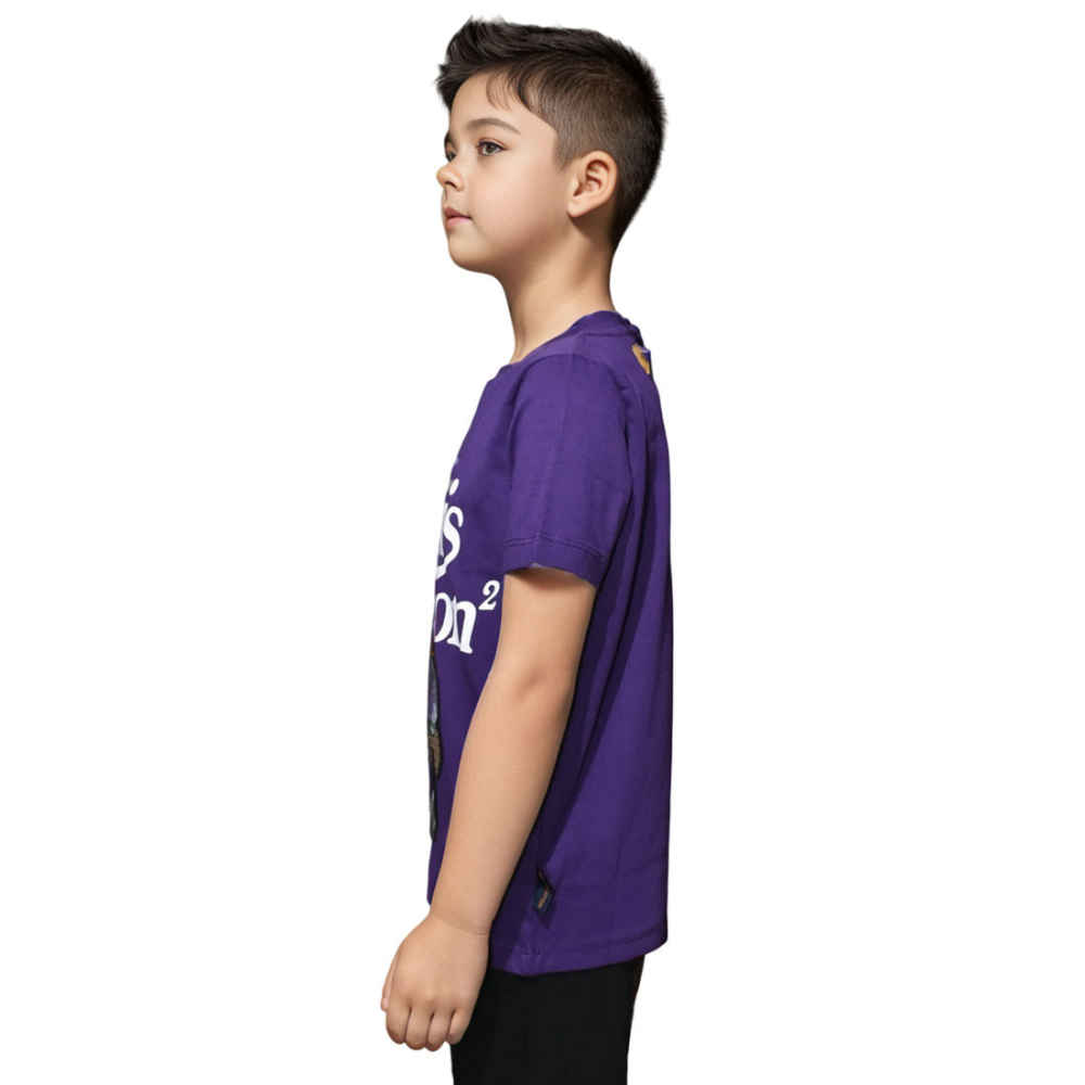 Louis Vuitton Purple Premium Quality Kids T-shirt-thumb-2