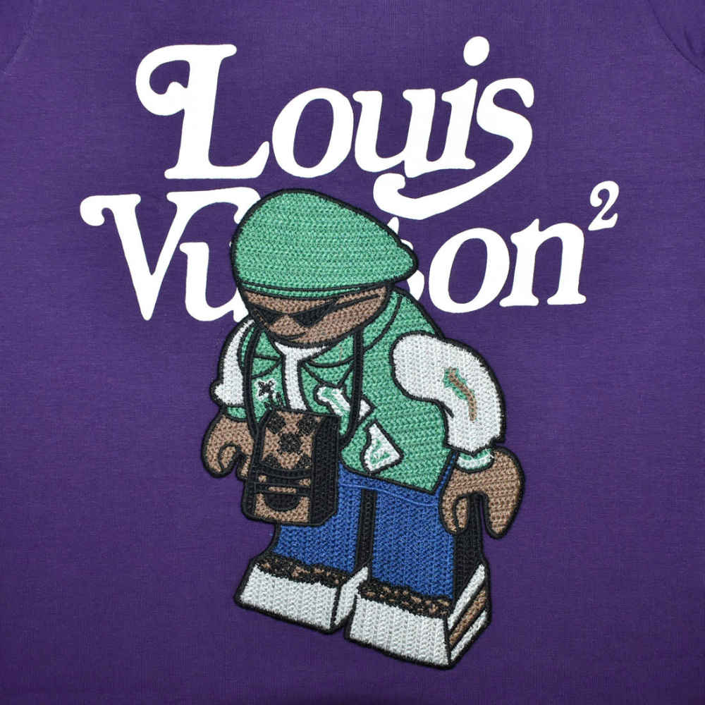 Louis Vuitton Purple Premium Quality Kids T-shirt-thumb-3