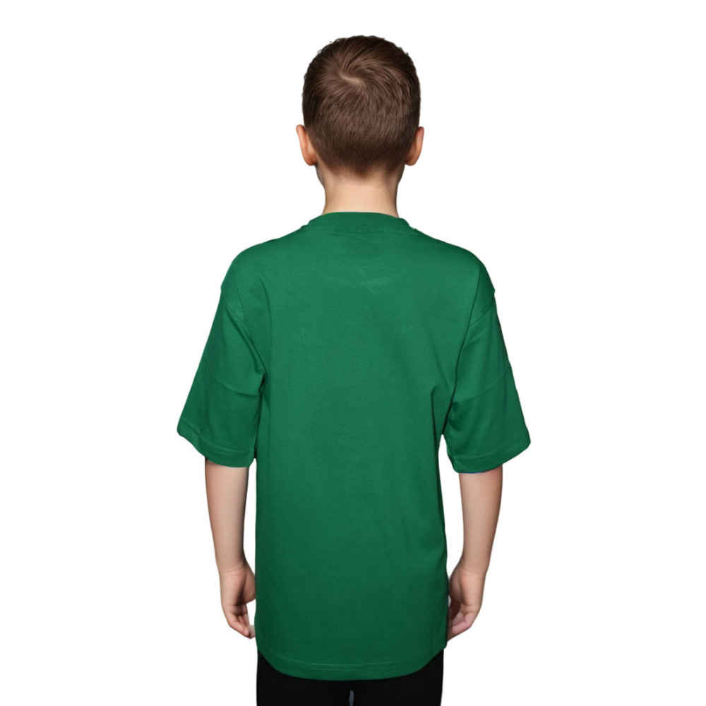 Moschino Teddy Print Green Premium Kids T-shirt-thumb-1