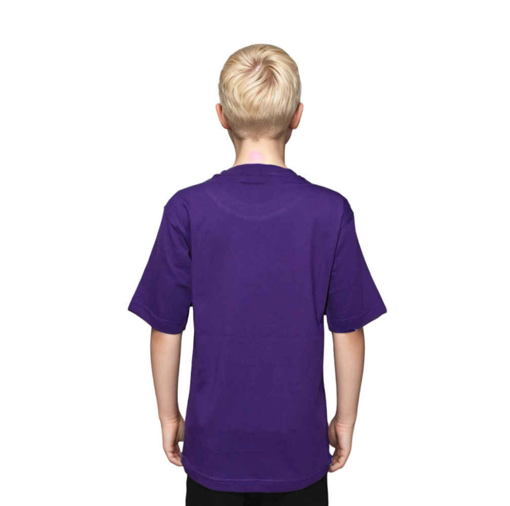 Moschino Teddy Print Purple Premium Kids T-shirt-thumb-1
