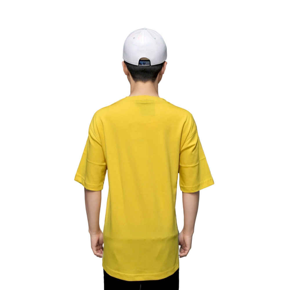 Moschino Teddy Print Yellow Premium Kids T-shirt-thumb-1