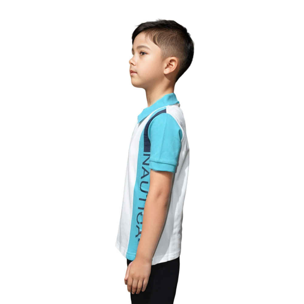 Nautica Sky Blue Premium Quality Kids T-shirt-thumb-2