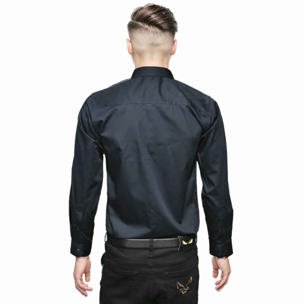 Armani Exchange Navy Blue Premium Quality Full Sleeve Shirt-1