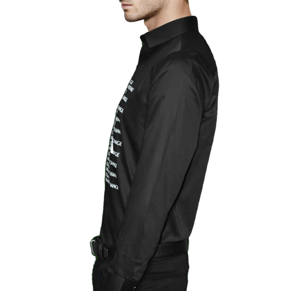 Armani Exchange Black Premium Quality Full Sleeve Shirt-2