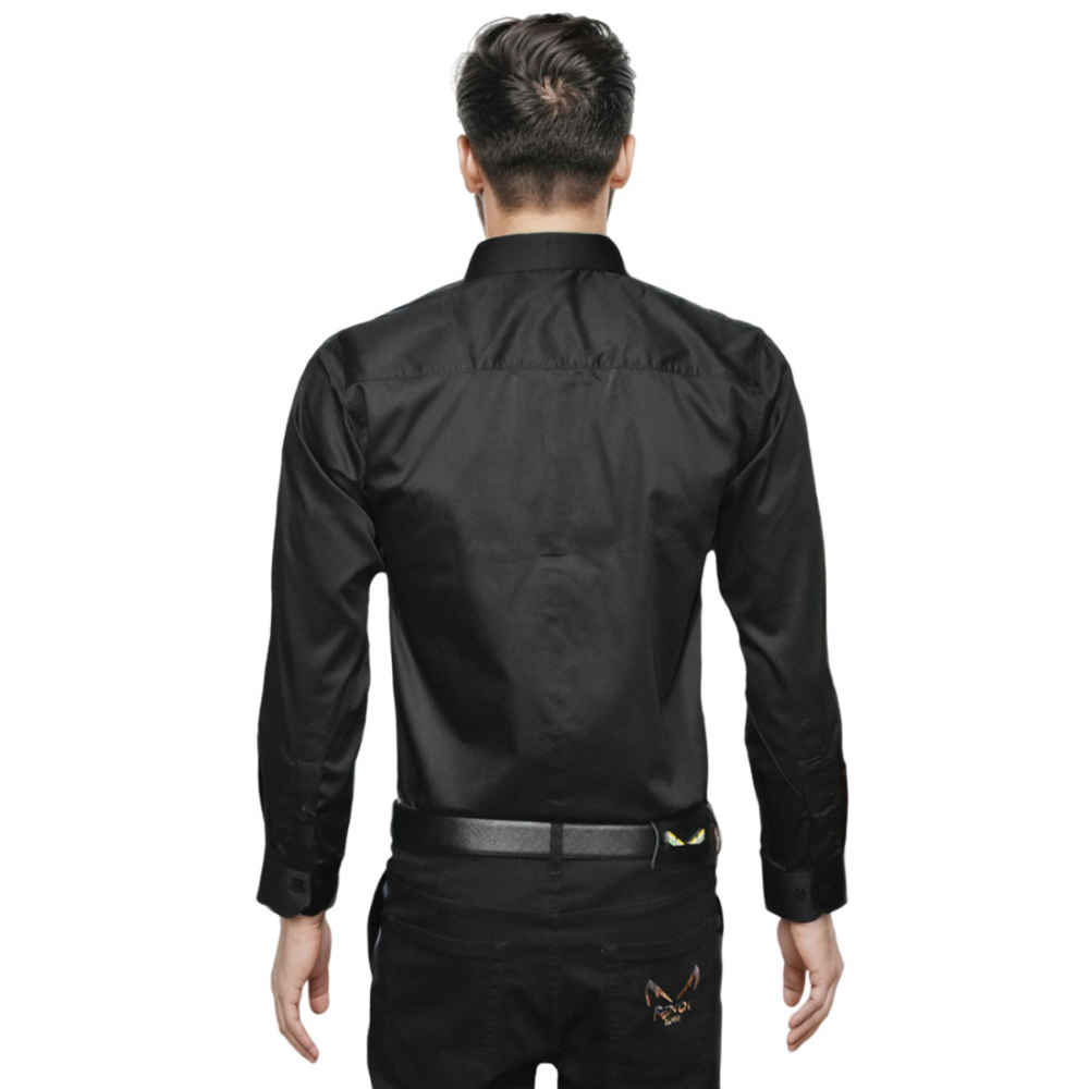 Armani Exchange Black Premium Quality Full Sleeve Shirt-1