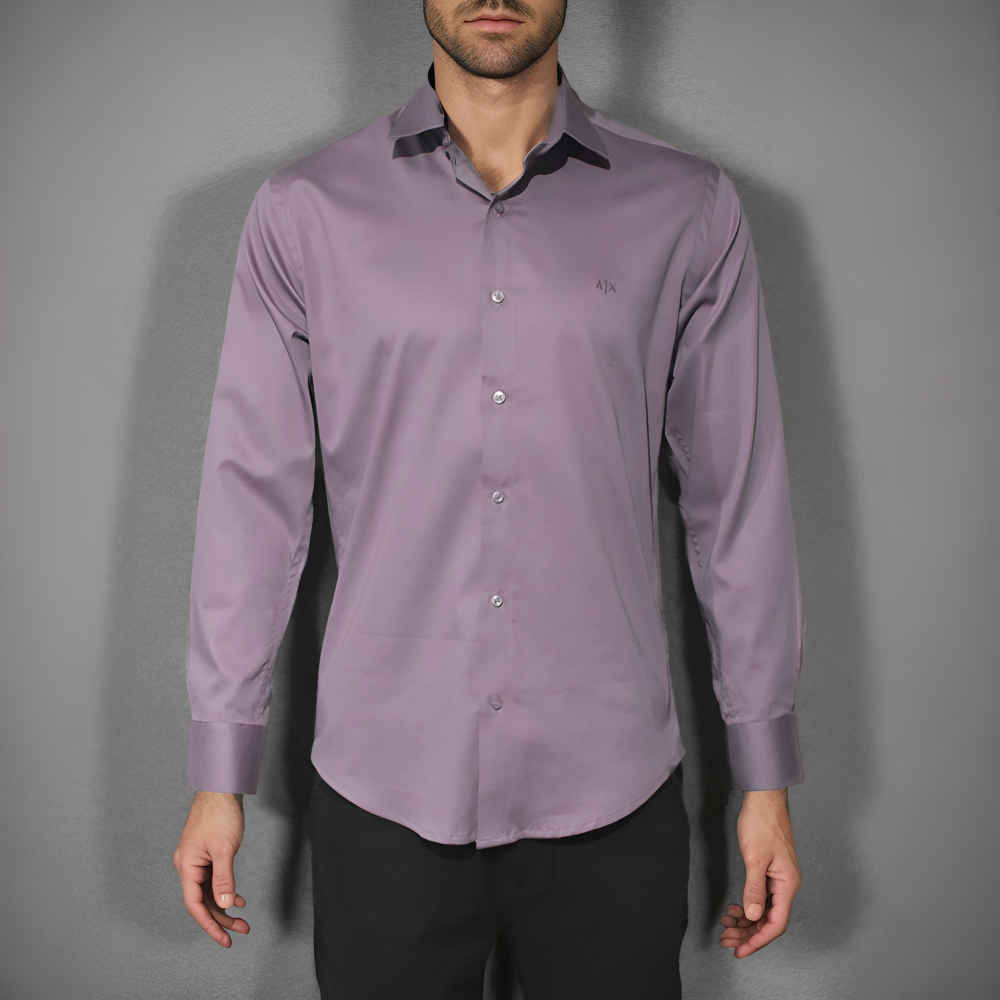Armani Exchange Purple Premium Quality Shirt-6