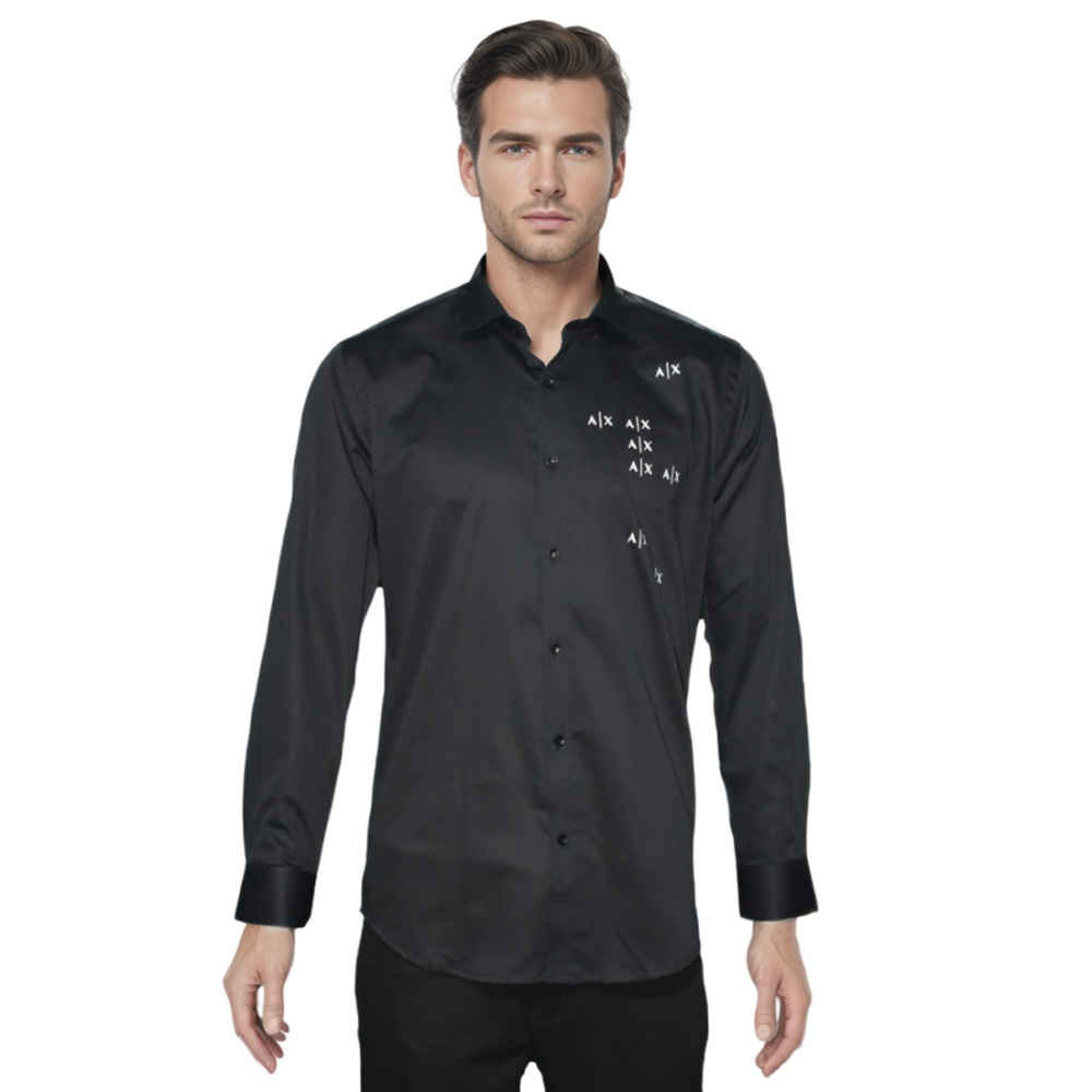 Armani Exchange Black Premium Quality Men's Shirt-6