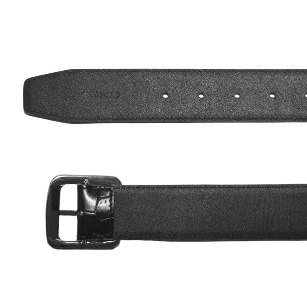 Tom Ford Black Premium Quality Belt-thumb-4