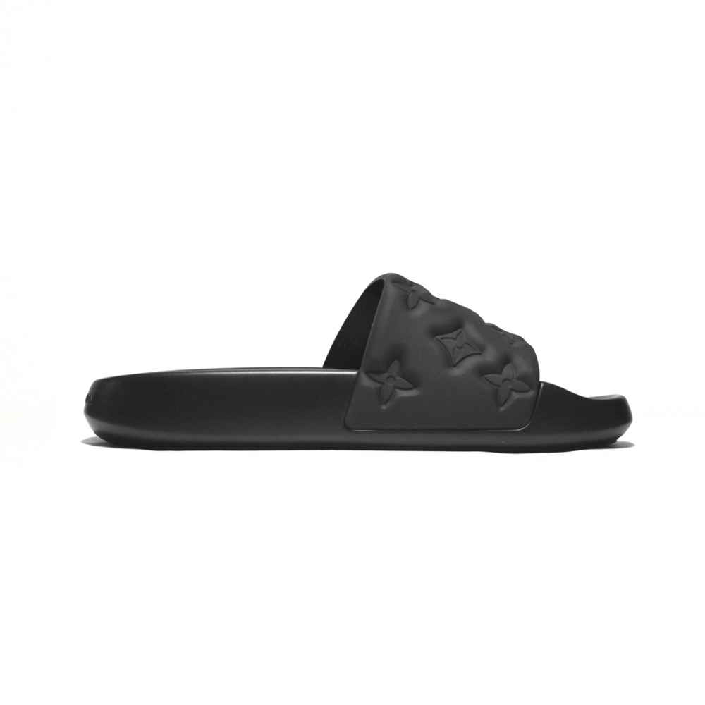 Louis Vuitton Black Premium Quality Men's Flip-flops-2