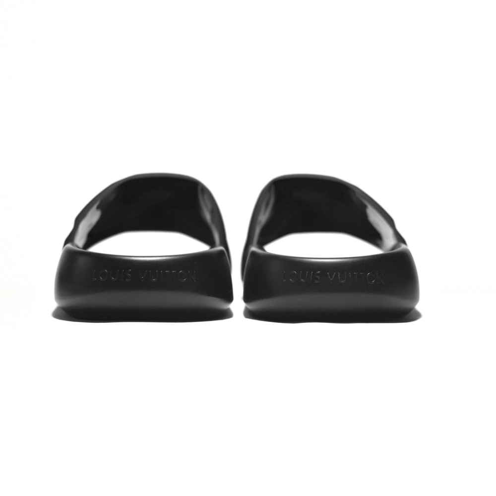 Louis Vuitton Black Premium Quality Men's Flip-flops-5