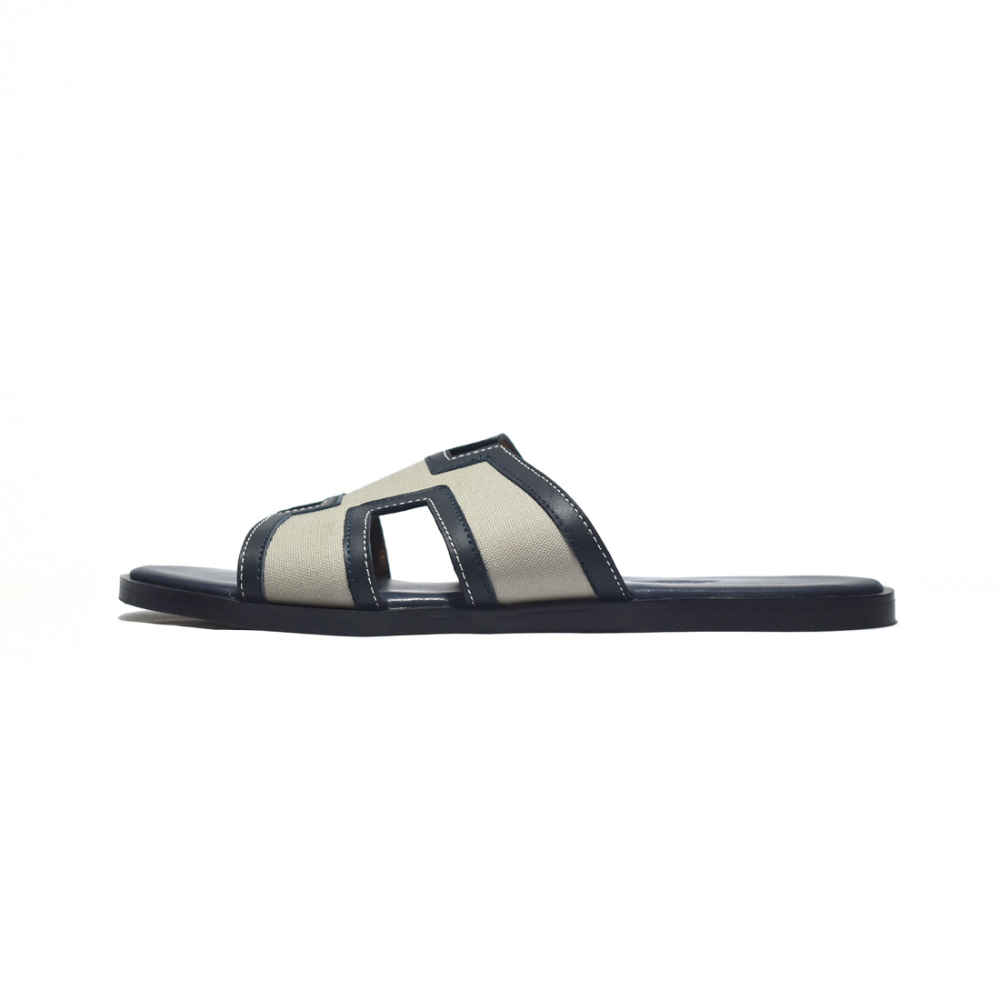 Hermes Blue Premium Quality Men's Flip-flops-thumb-1