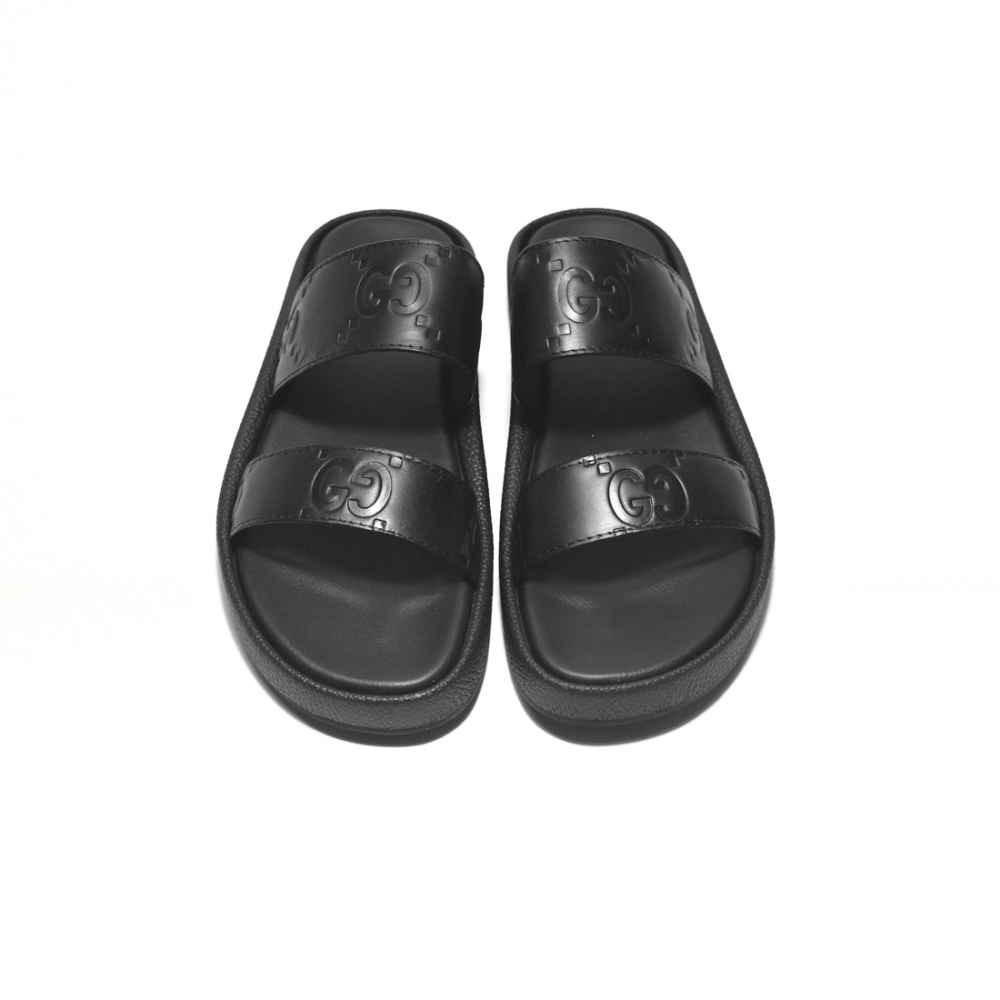 Gucci Black Premium Quality Men's Flip-flops-4