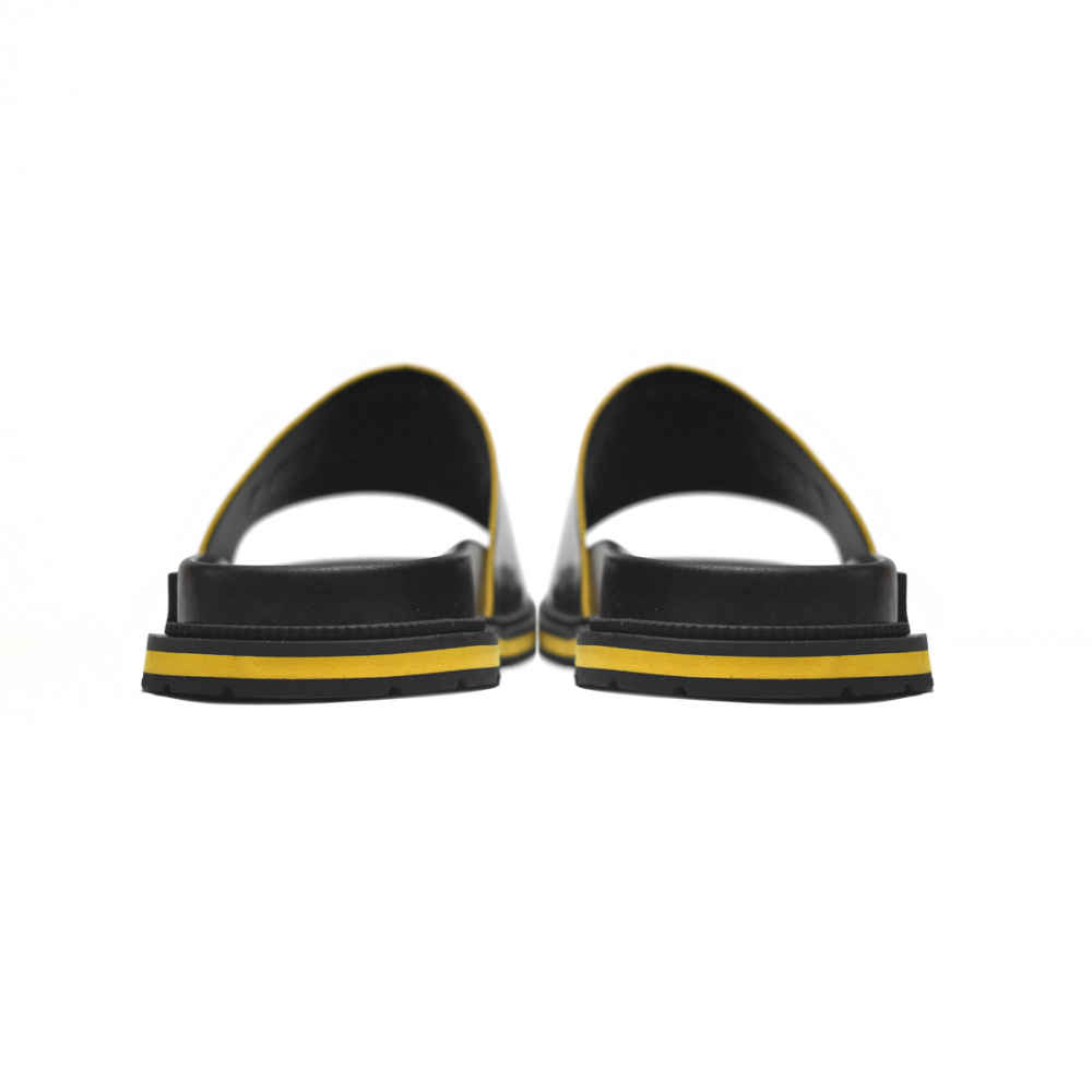 Fendi Black Premium Quality Men's Flip-flops-thumb-5