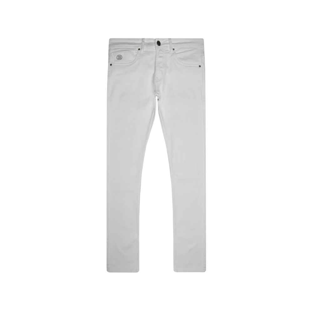 Balmain White Premium Quality Jeans-thumb-0
