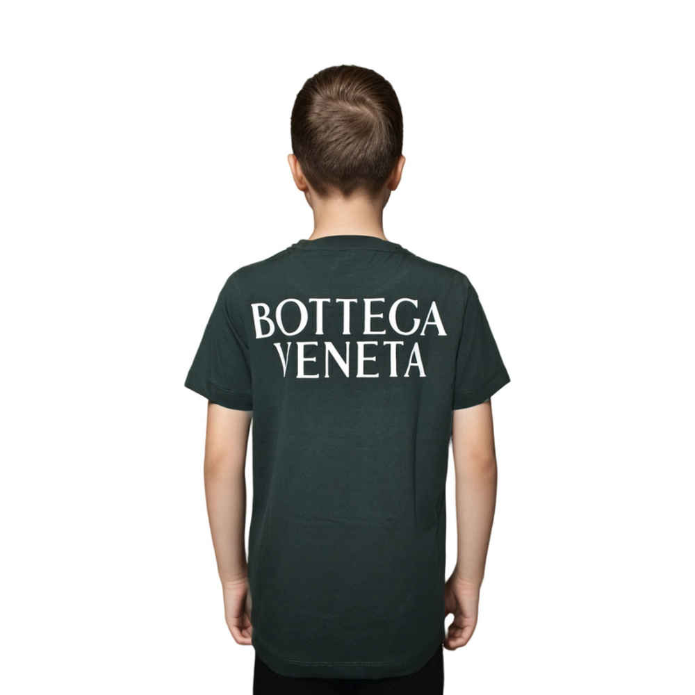 Bottega Veneta Green Premium Kids T-shirt-thumb-1