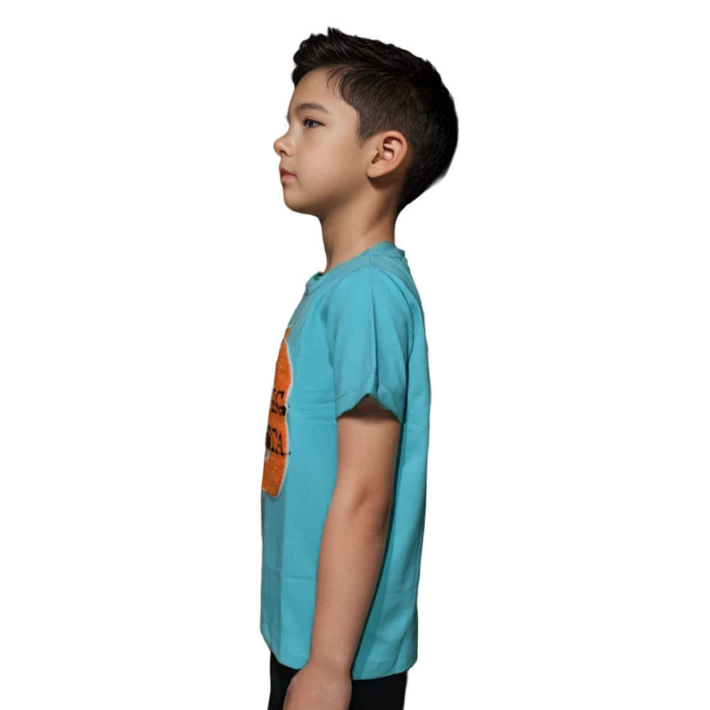 Bottega Veneta Sky Blue Premium Kids T-shirt-thumb-2