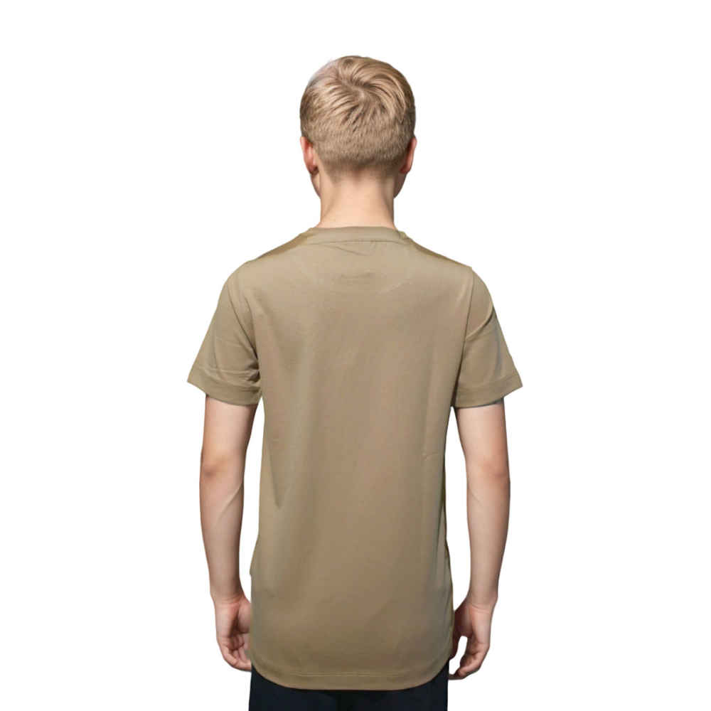 Burberry Label Print Brown Premium Kids T-shirt-thumb-1