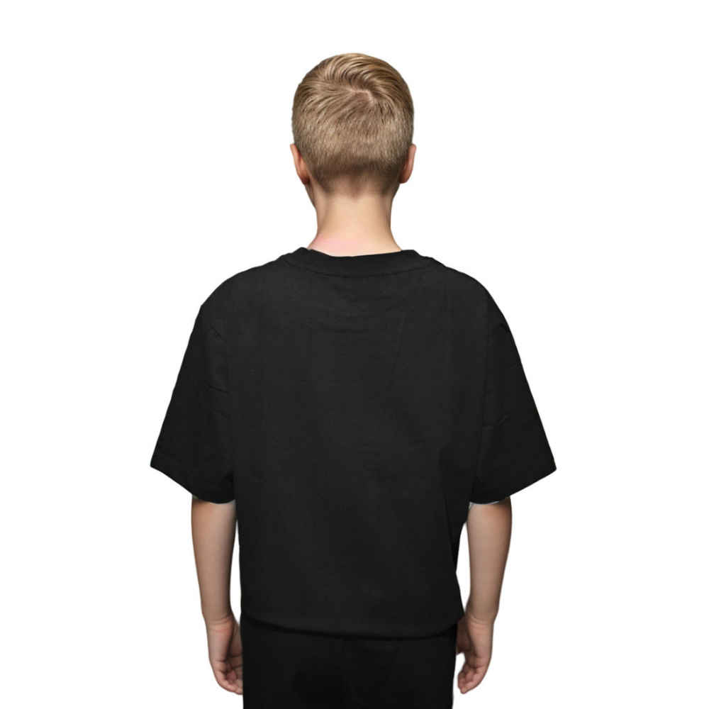 Burberry Label Print Black Premium Kids T-shirt-thumb-1