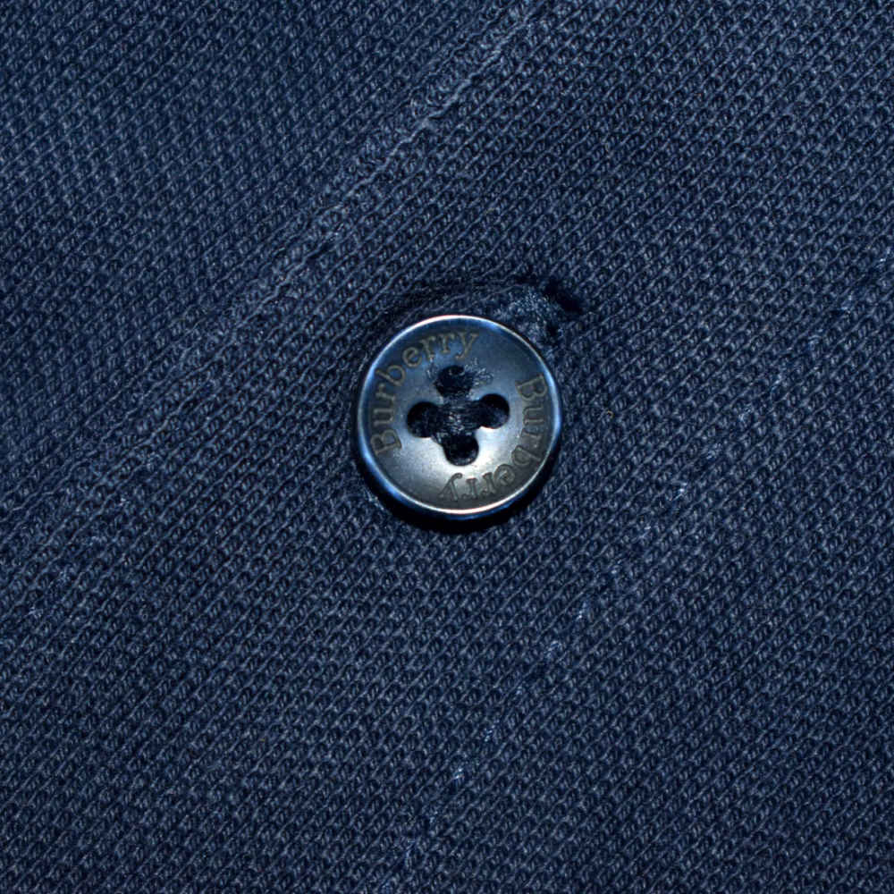 Burberry Blue Premium Kids Polo T-shirt-thumb-4