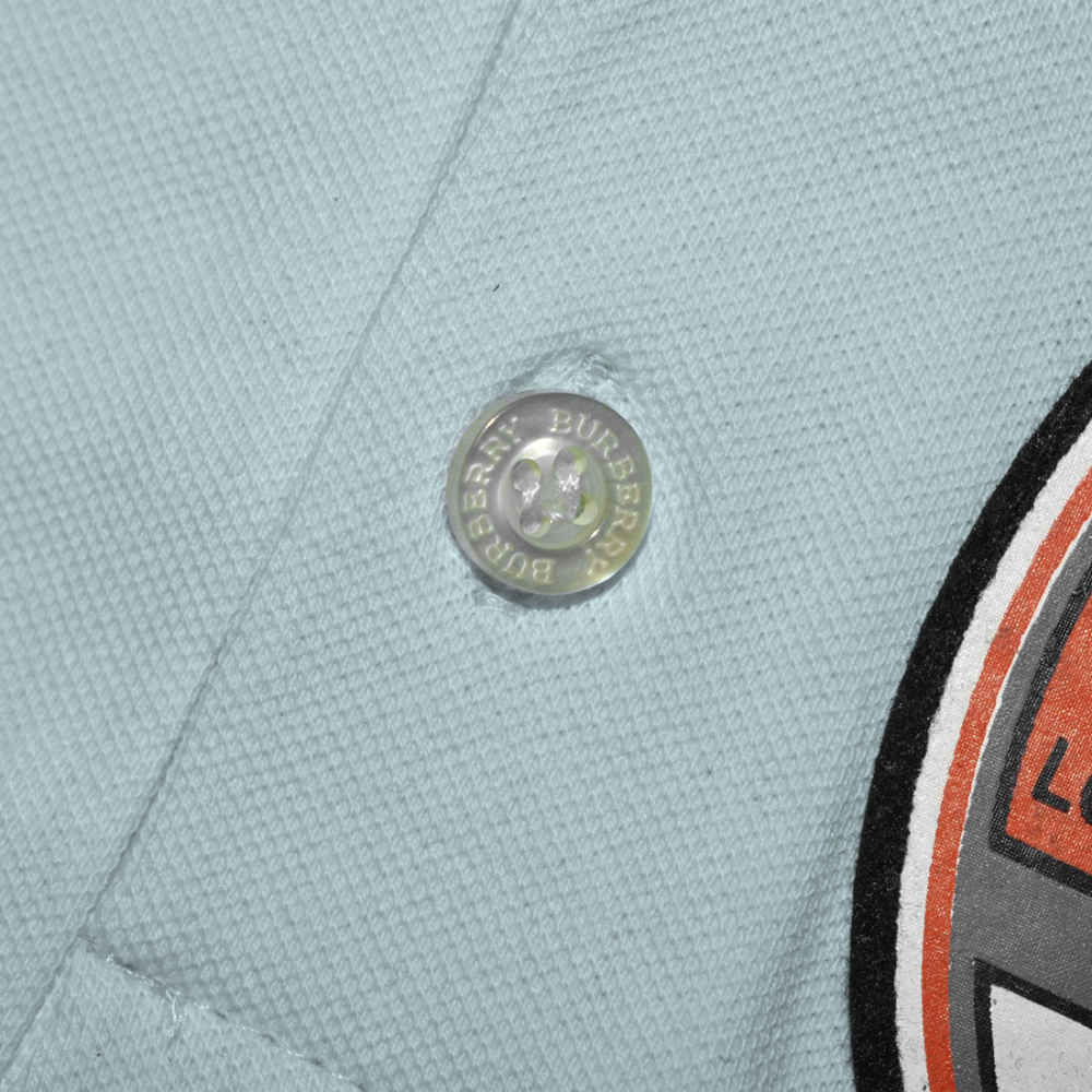 Burberry Sky Blue Premium Quality Kids T-shirt-4