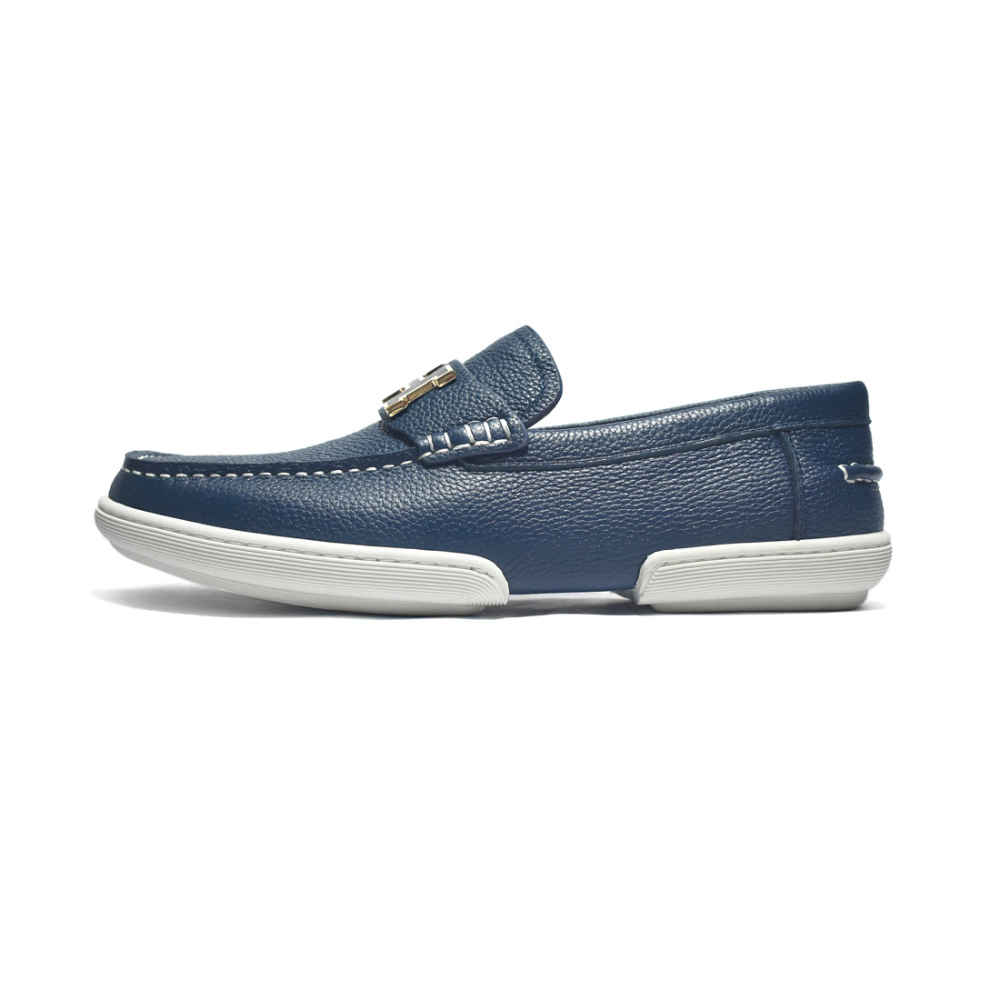 Hermes Blue Premium Luxury Casual Loafers-1