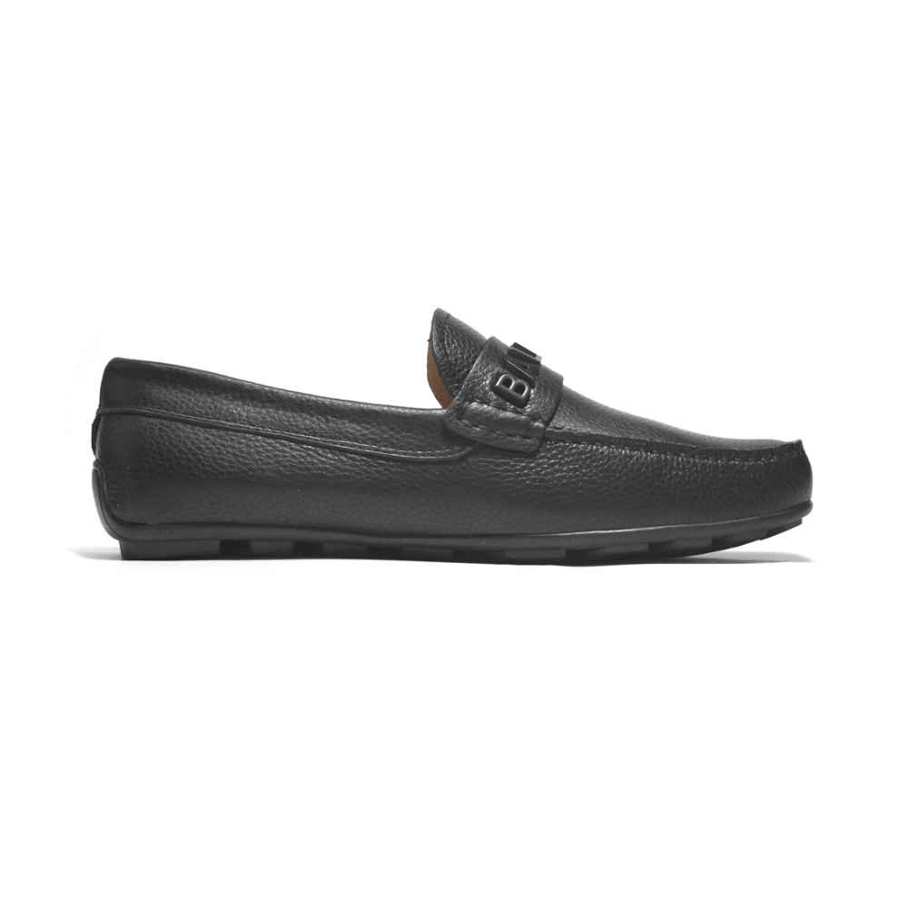 Balmain Logo-Plaque Black Premium loafers-thumb-2