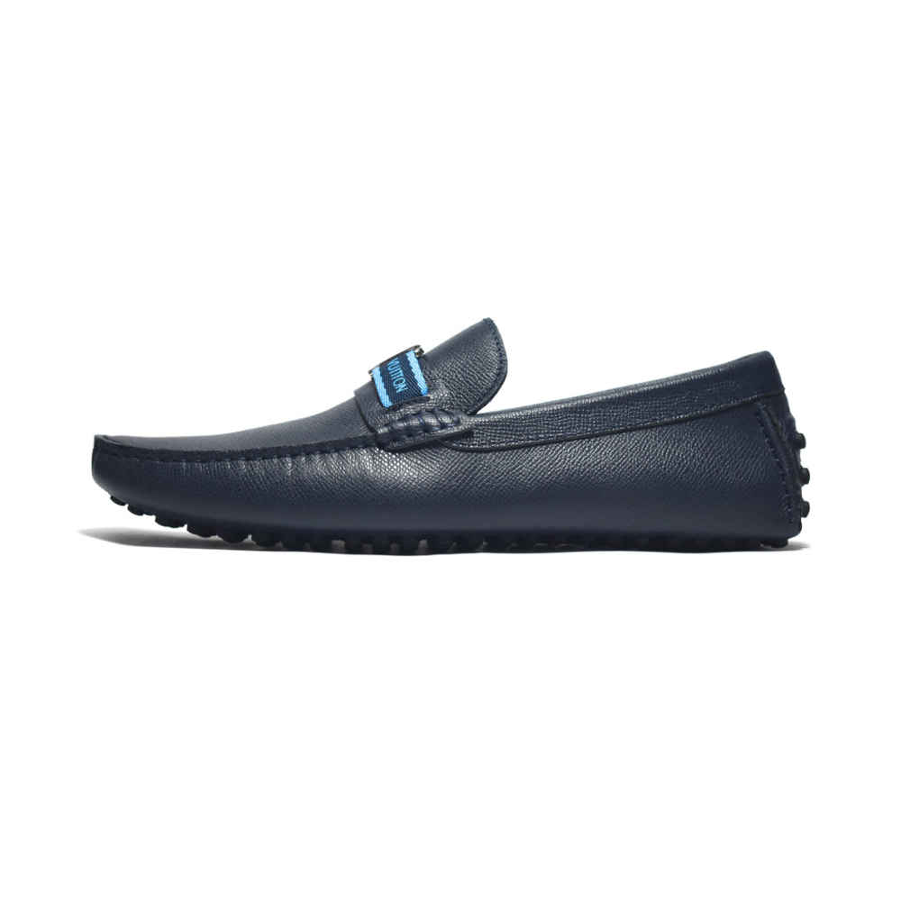 Louis Vuitton Blue Premium Luxury Loafers-1