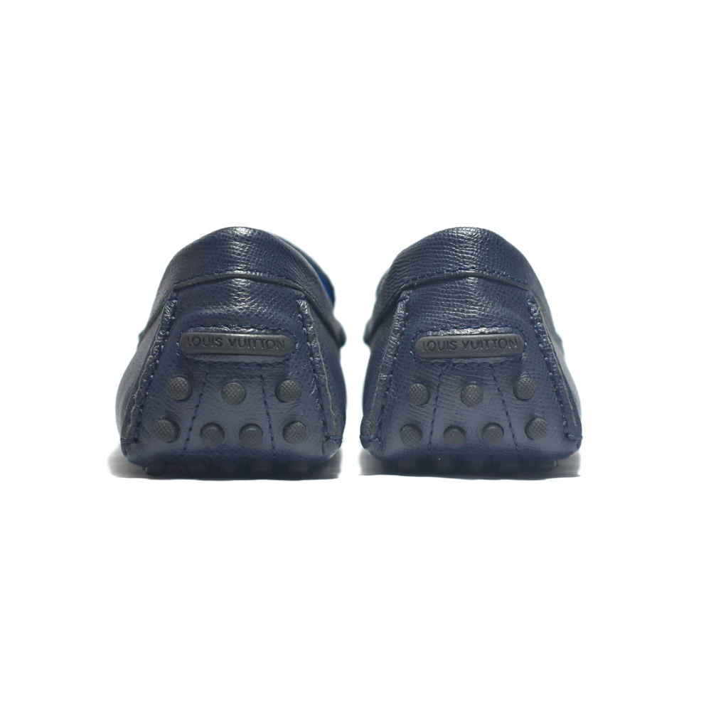 Louis Vuitton Blue Premium Luxury Loafers-4