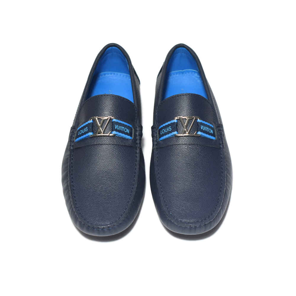 Louis Vuitton Blue Premium Luxury Loafers-3