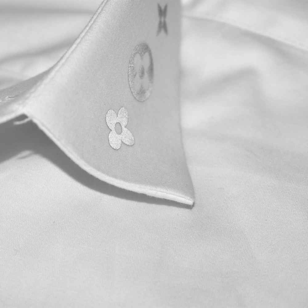 Louis Vuitton Logo Print White Premium Shirt-4