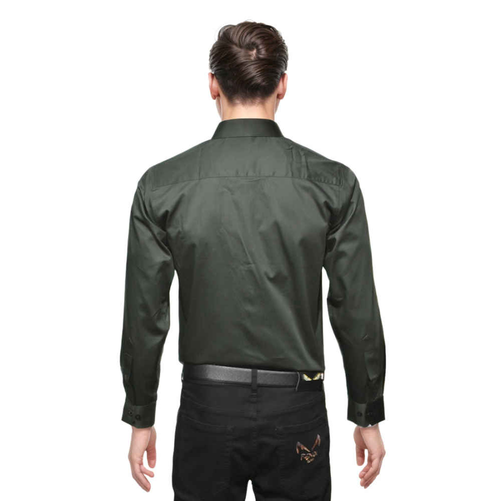 Dior Green Oblique Pattern Pocket Logo Shirt-1