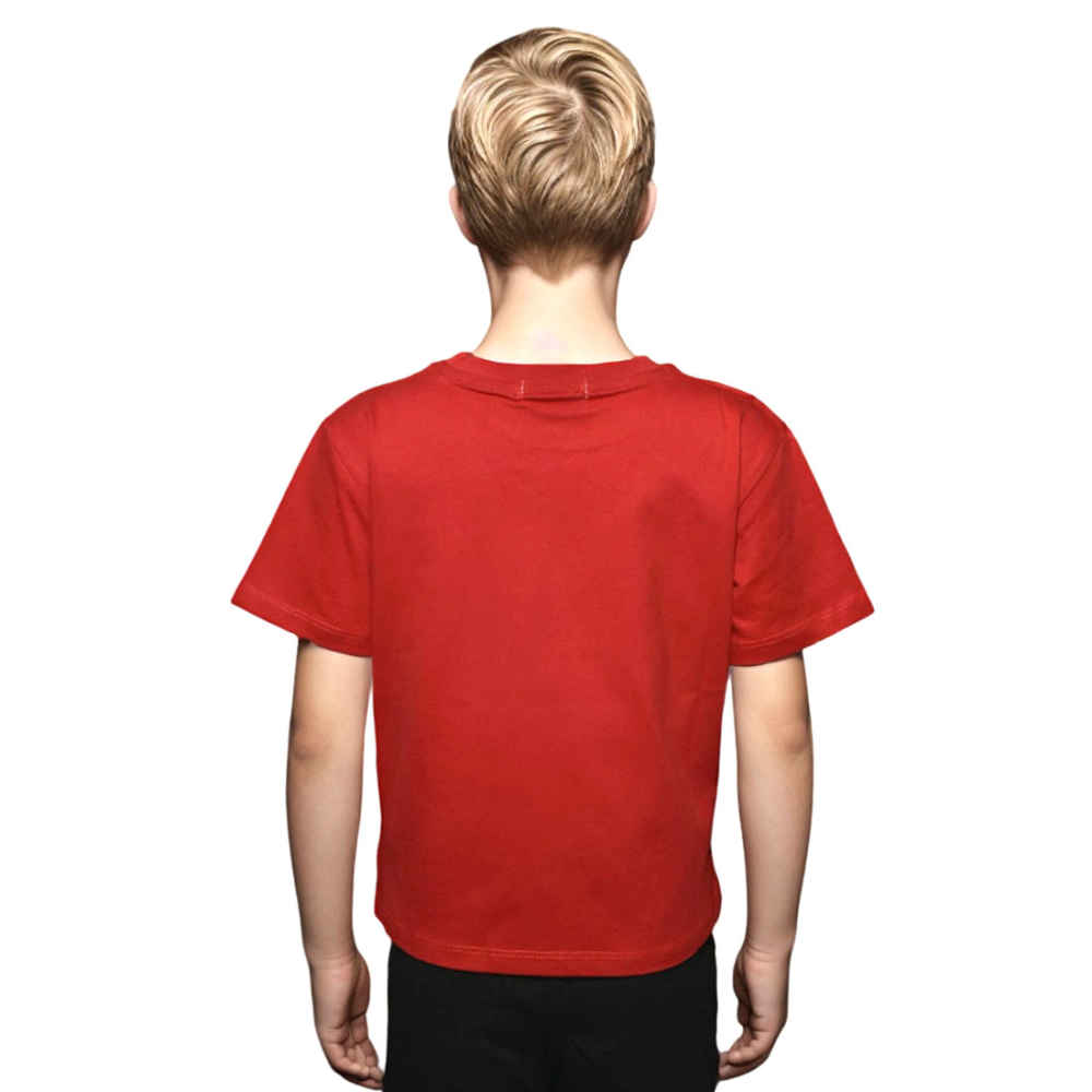 Burberry Roscoe Teddy Print Red Kids T-shirt-thumb-1