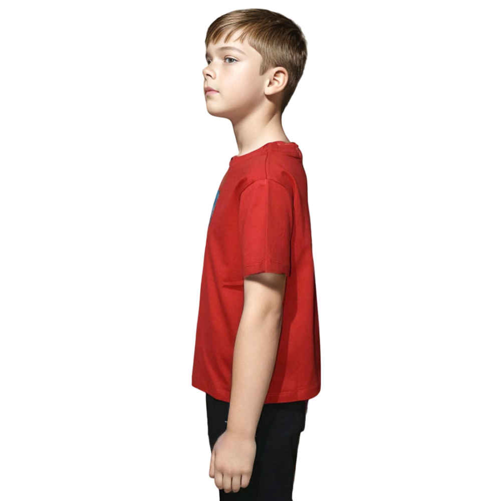 Burberry Roscoe Teddy Print Red Kids T-shirt-thumb-2