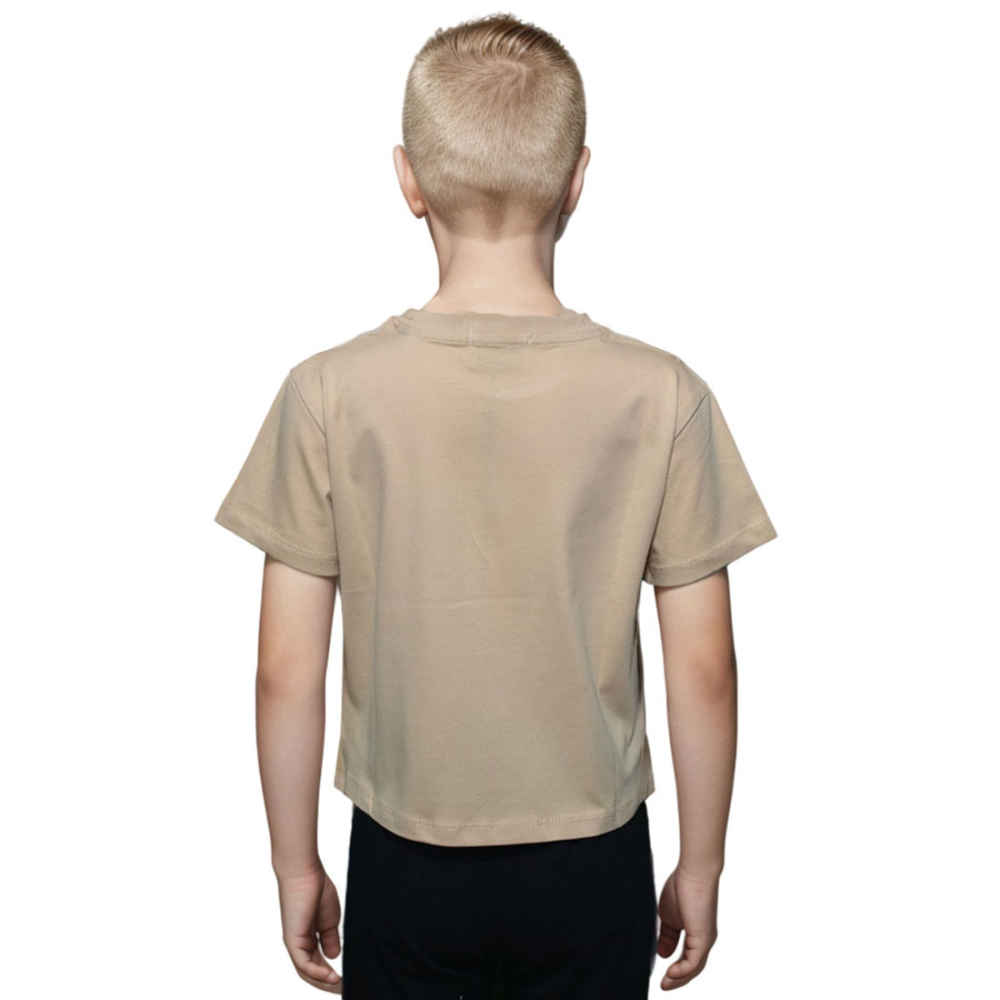Burberry Roscoe Teddy Print Brown Kids T-shirt-thumb-1