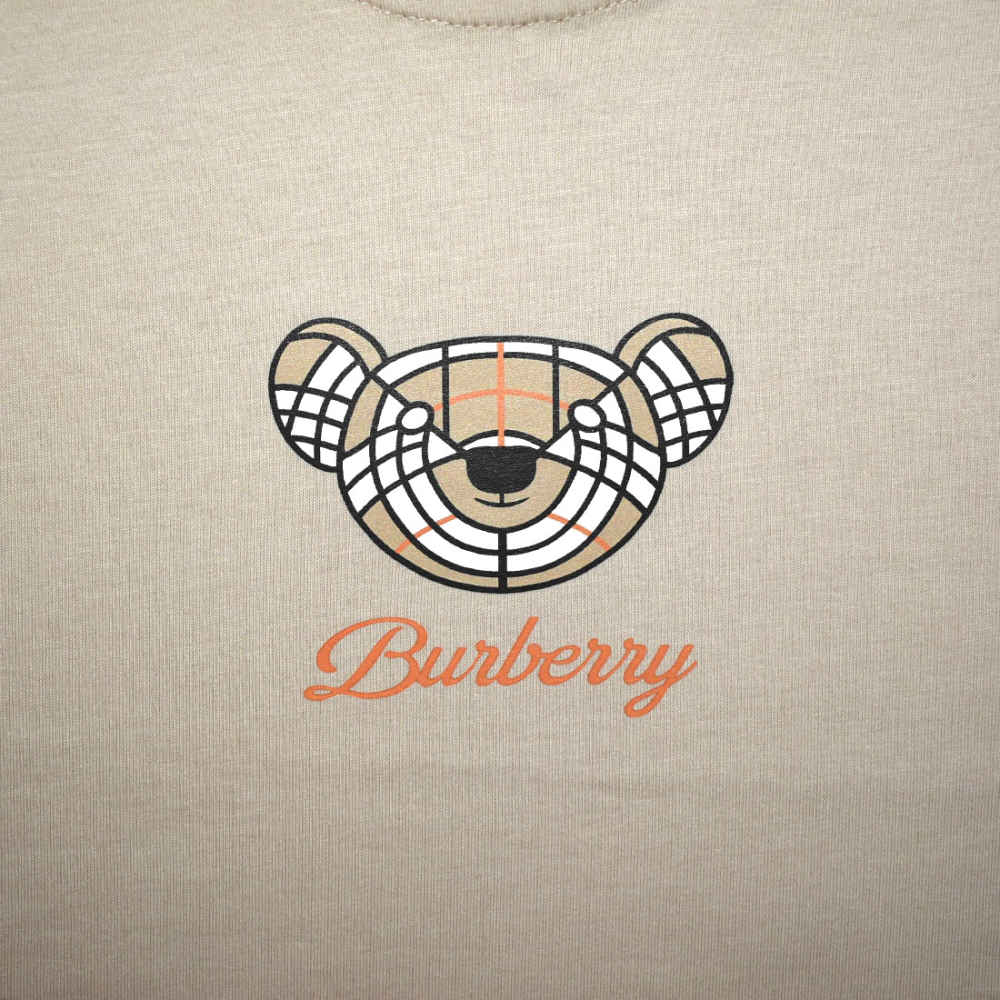 Burberry Roscoe Teddy Print Brown Kids T-shirt-thumb-3