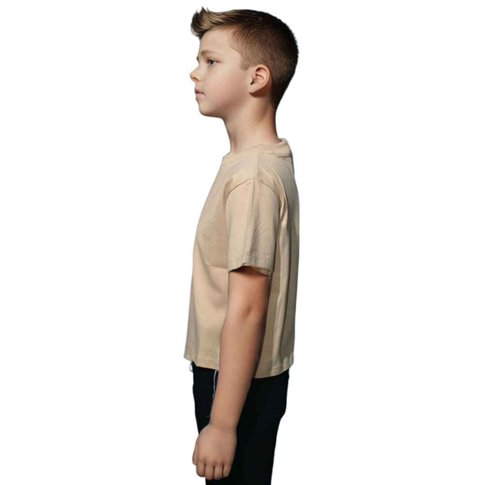 Burberry Roscoe Teddy Print Brown Kids T-shirt-thumb-2