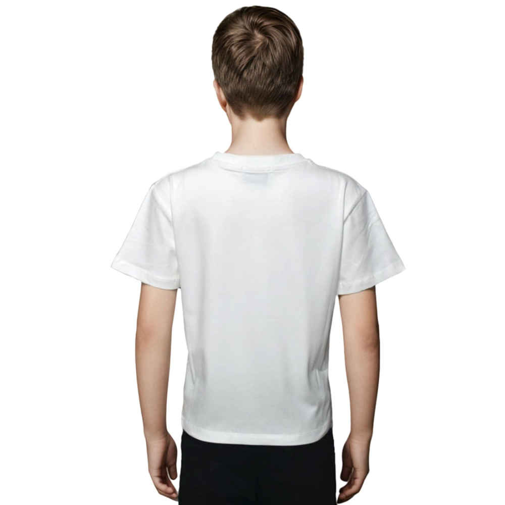 Burberry Roscoe Teddy Print White Kids T-shirt-1