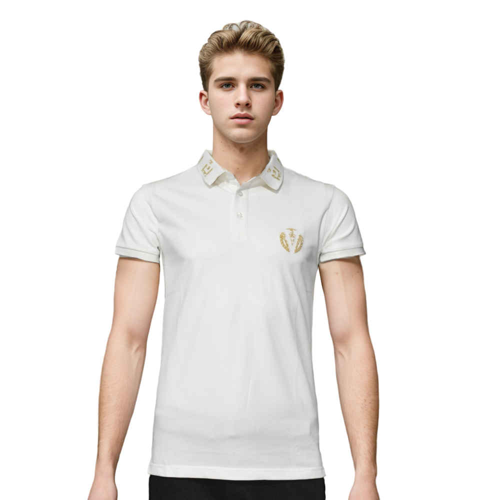 Versace White Premium Quality T-shirt-thumb-0