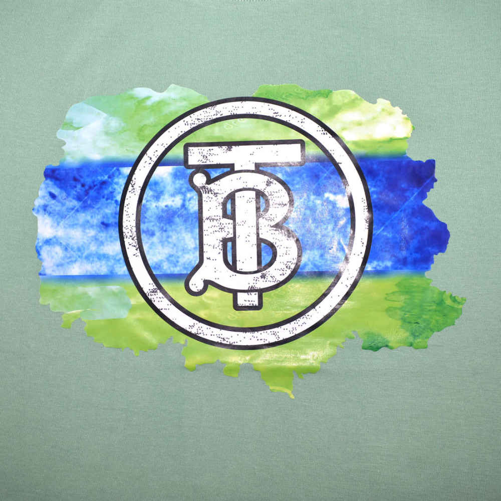 Burberry Green Premium Women Oversized T-shirt-3