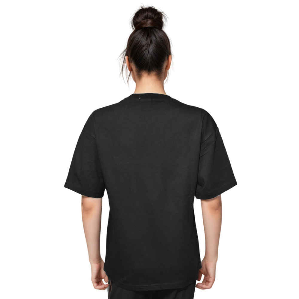 Burberry Black Teddy Print Women Oversized T-shirt-1