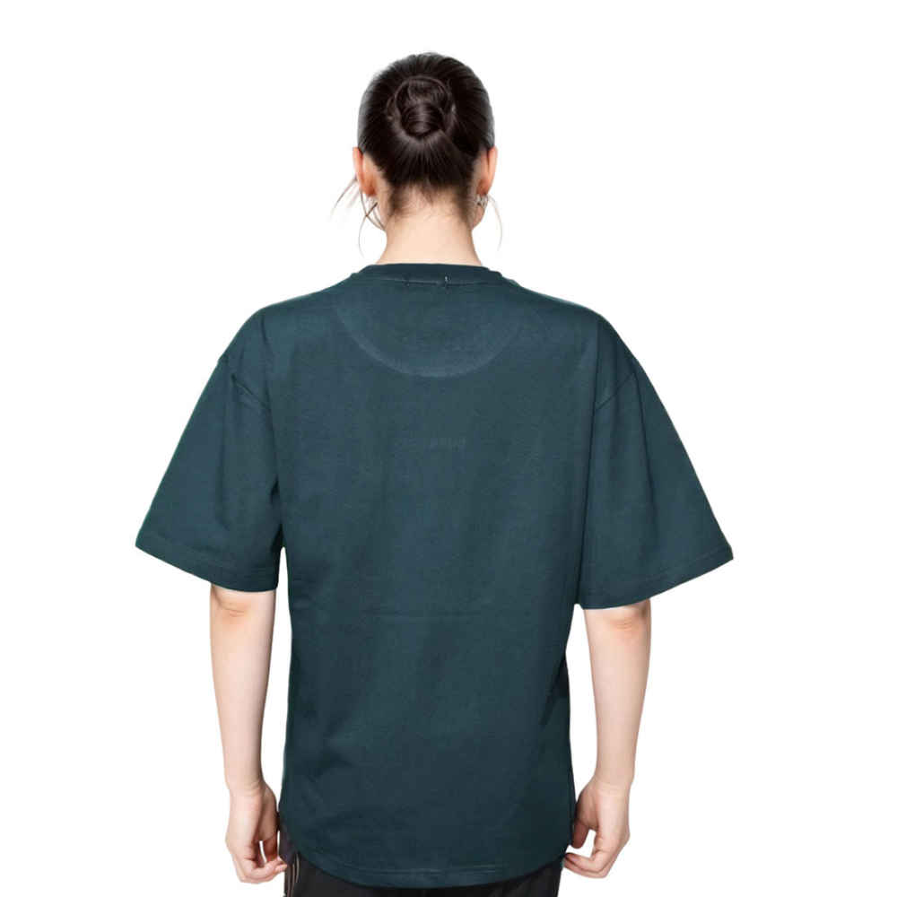 Burberry Teddy Print Dark Green Women Overized T-shirt-1
