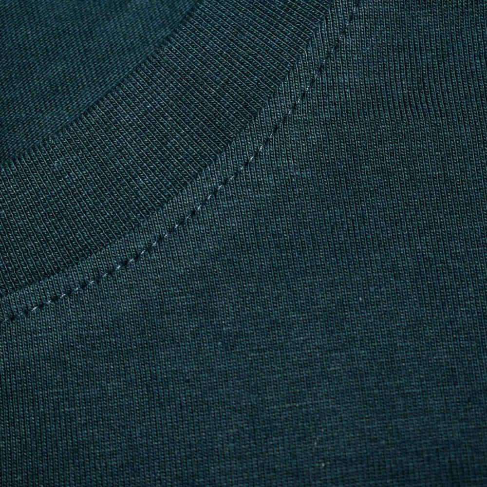 Burberry Teddy Print Dark Green Women Overized T-shirt-4