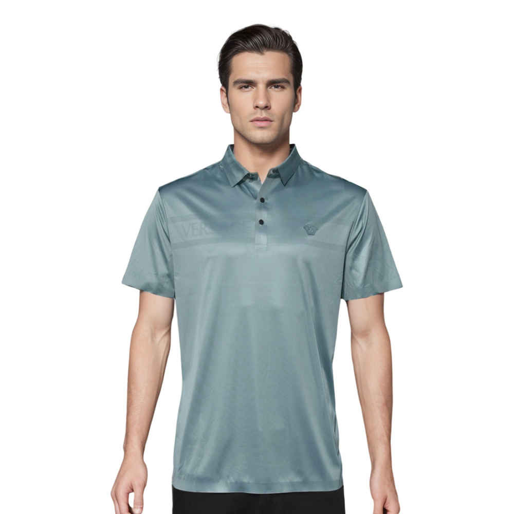 Versace Green Premium Quality Polo T-shirt-thumb-0