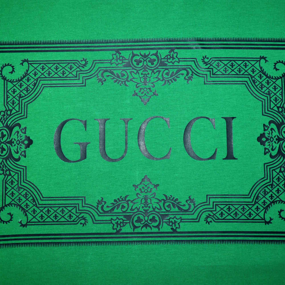 Gucci Green Premium Quality T-shirt-thumb-3