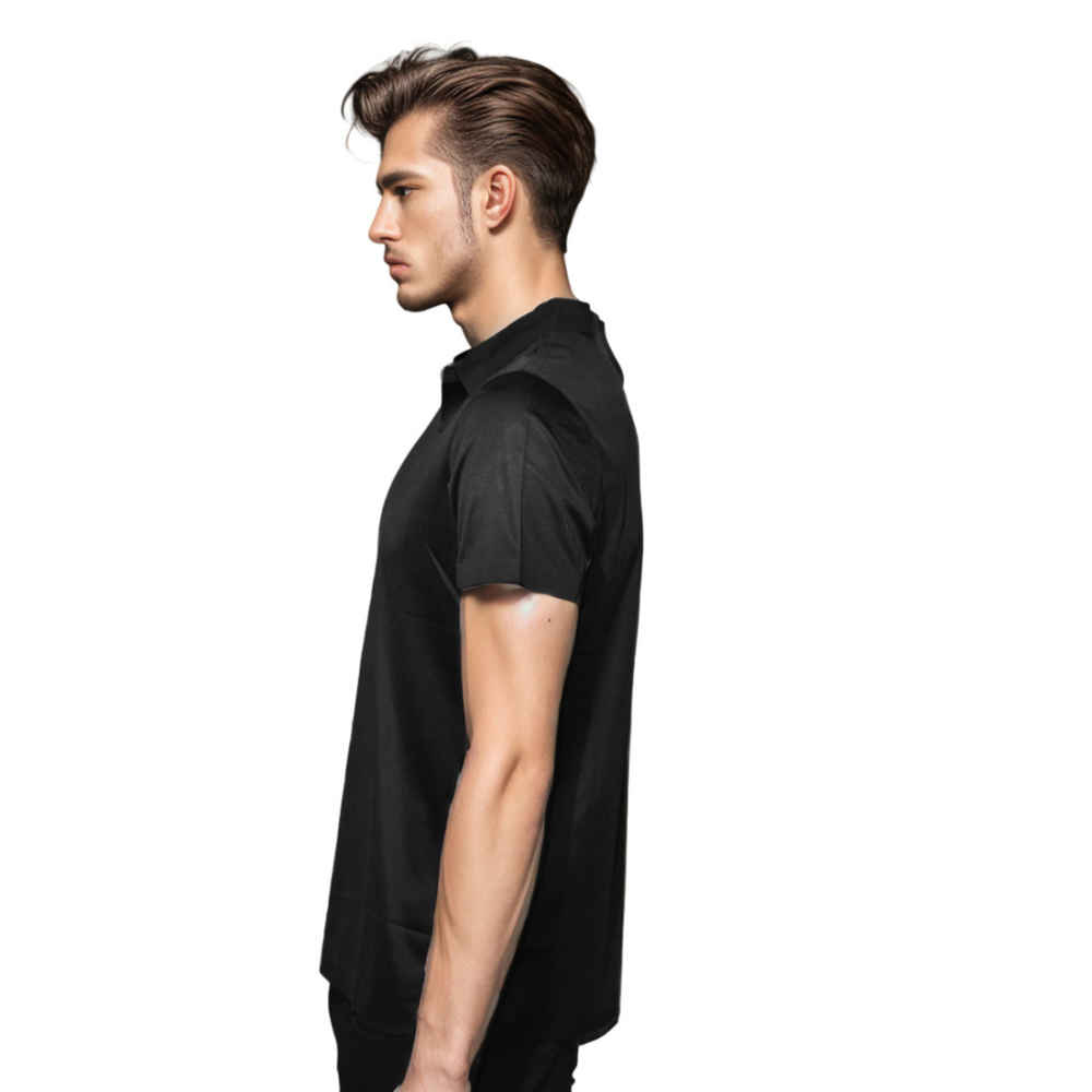 Versace Black Premium Quality Polo T-shirt-2