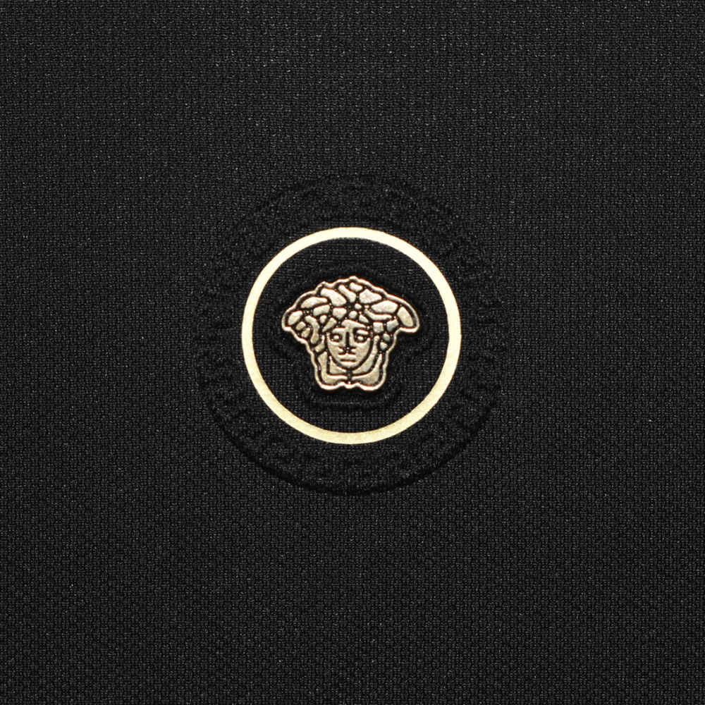 Versace Black Premium Quality Polo T-shirt-3