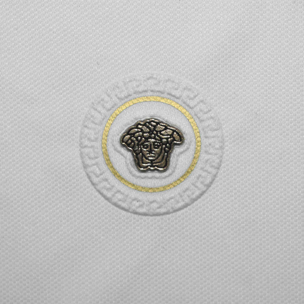 Versace White Premium Quality Polo T-shirt-3